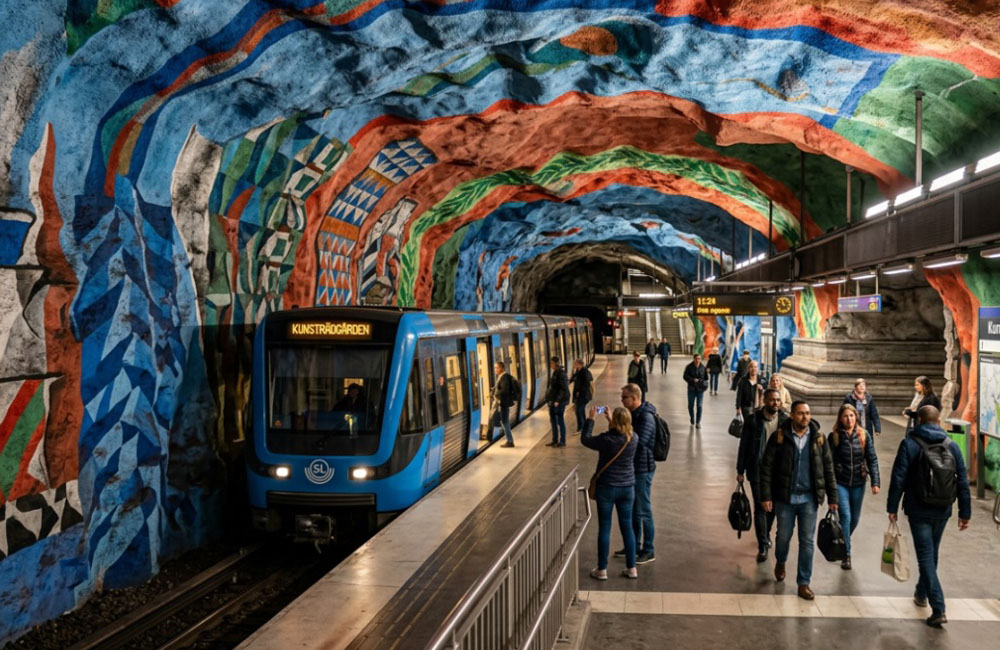 El Subte de Estocolmo