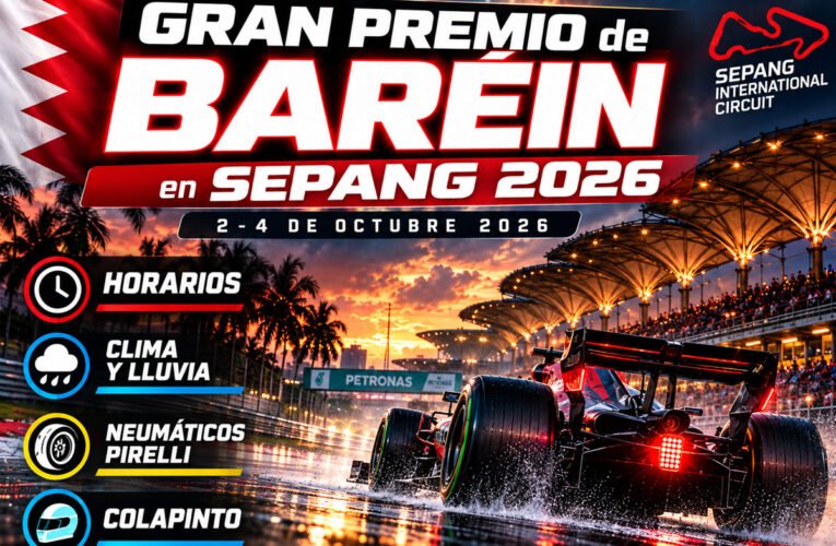 GP de Baréin F1 2026 en Sepang: horarios, clima y Colapinto.