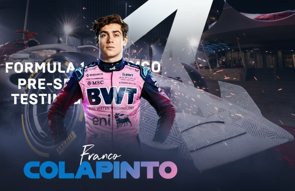 Franco Colapinto sufre problemas en Bahréin