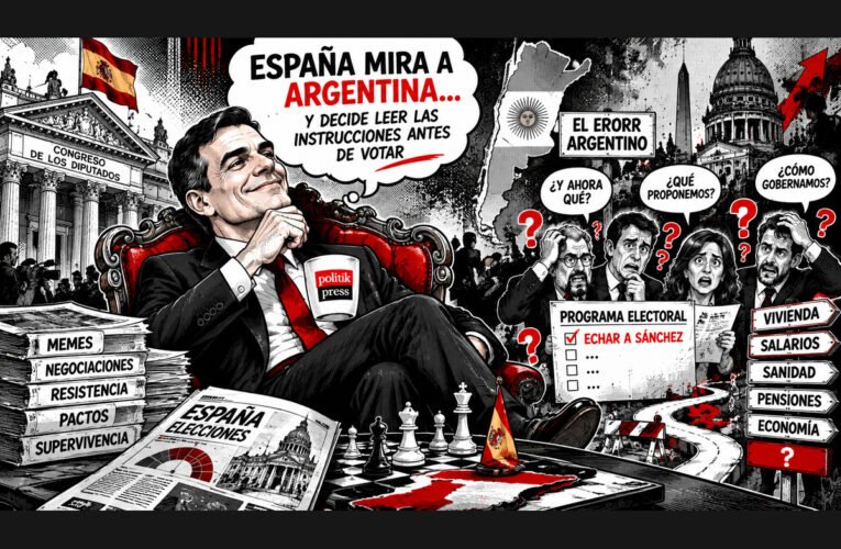 Pedro Sánchez y la oposición: España mira a Argentina antes de votar